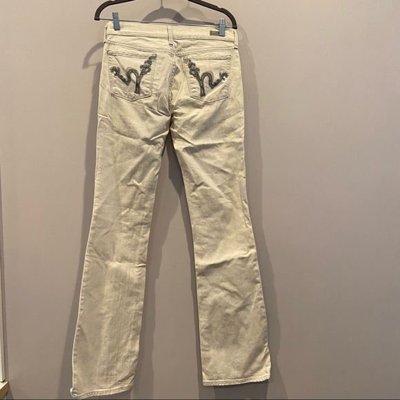 CITIZENS OF HUMANITY Jeans Valencia Kelly Bootcut Low Rise Grey Lace Y2K Size 28 - Picture 5 of 9